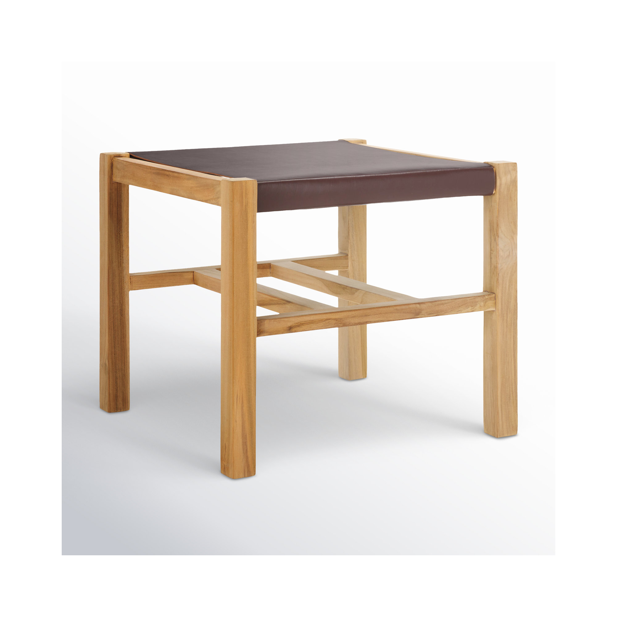 Breckenridge Accent Stool, Cognac