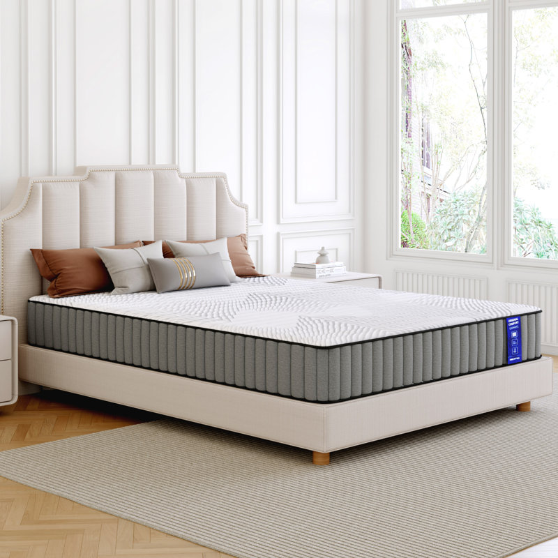 Matelas hybride mi-ferme 10,5 po Wayfair Sleep™, Grand