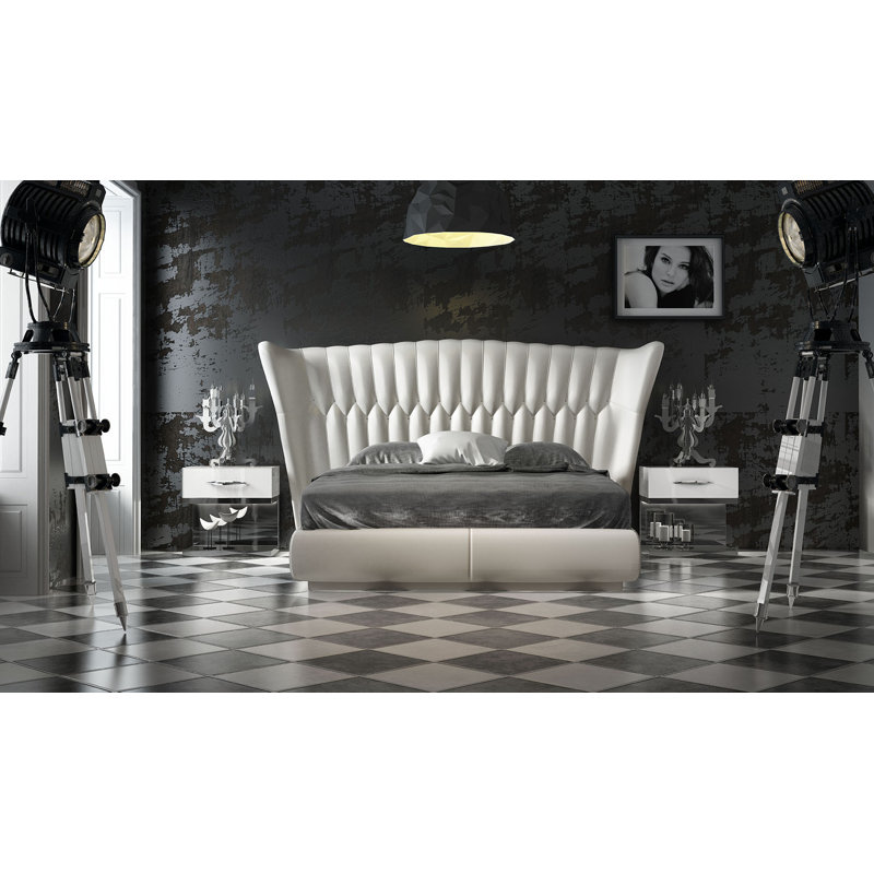 Annalya Upholstered Bed, Matte, King