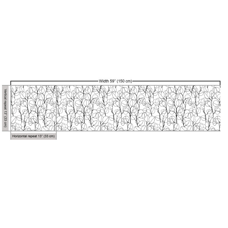 Chrissette Plantation Branches on a Plain Multi-Purpose Fabric