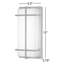 August Aluminum LED Wall Light-96133184