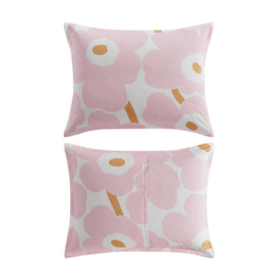 Marimekko Unikko Cotton Red Duvet Cover Set