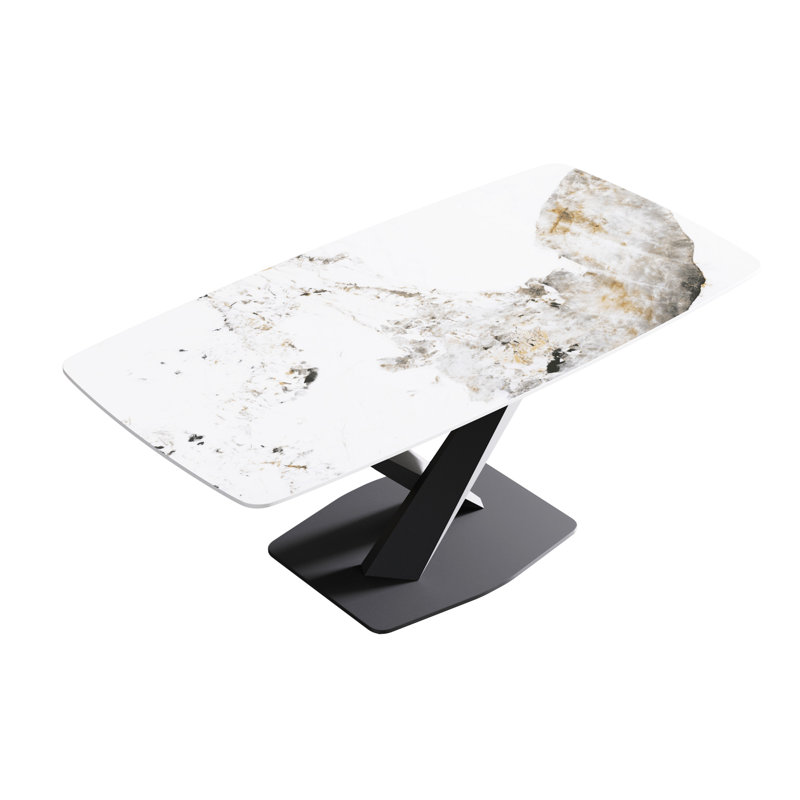 Kyliyah Rectangular, Dining Table, Rectangular Dining Table, Modern Dining Table, Dining Room Table, Stone Dining Table