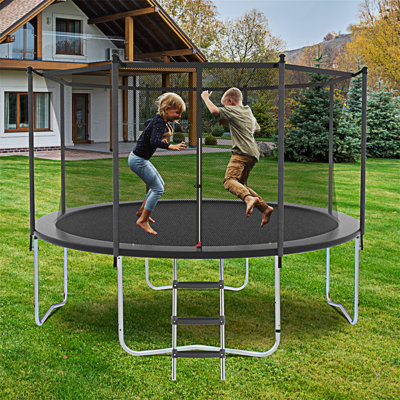 Trampoline 8 pi avec filet de sécurité