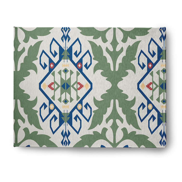 Chenille Ikat Indoor Rug