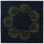 Tapis carré bleu marine Orlando