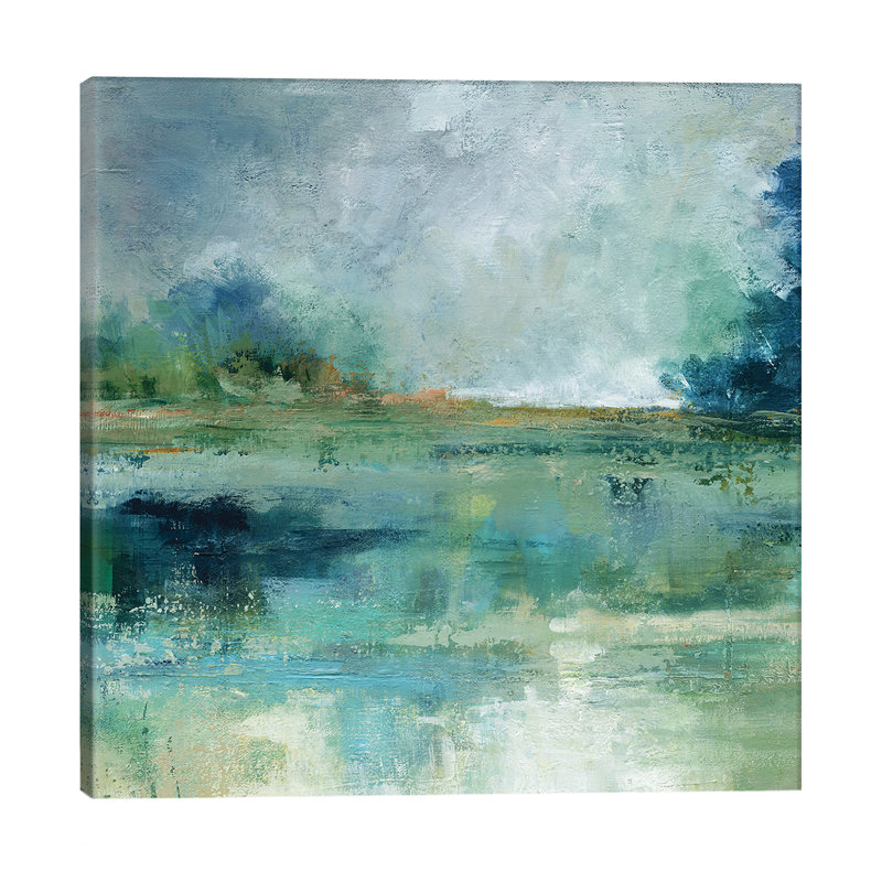 Emerald Isle by Carol Robinson - Painting on Canvas, No Frame, 66.04 cm H x 66.04 cm W x 3.175 cm D