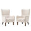Fauteuil à oreilles en polyester de 27 po de large Flemington-139526474