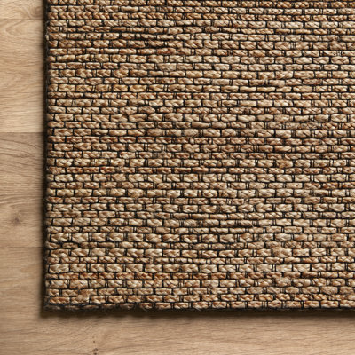Abisai Brown Hand-Woven Jute Rug