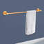 Porte-serviettes télescopique mural en aluminium Topcraft