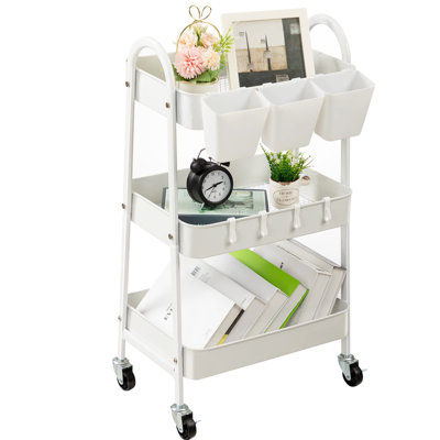 31.1'' H x 16.1'' W Utility Cart with Wheels
