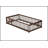 Twin Size Floor Bed With Fence And Door,Rubber Wood Floor Bed With Safety Guardrails,Espresso-6222233-6222236
