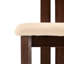Chaise d'appoint rembourrée en coton