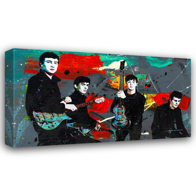 «Beatles W Petebest» par Stephen Chambers, impression sur toile tendue