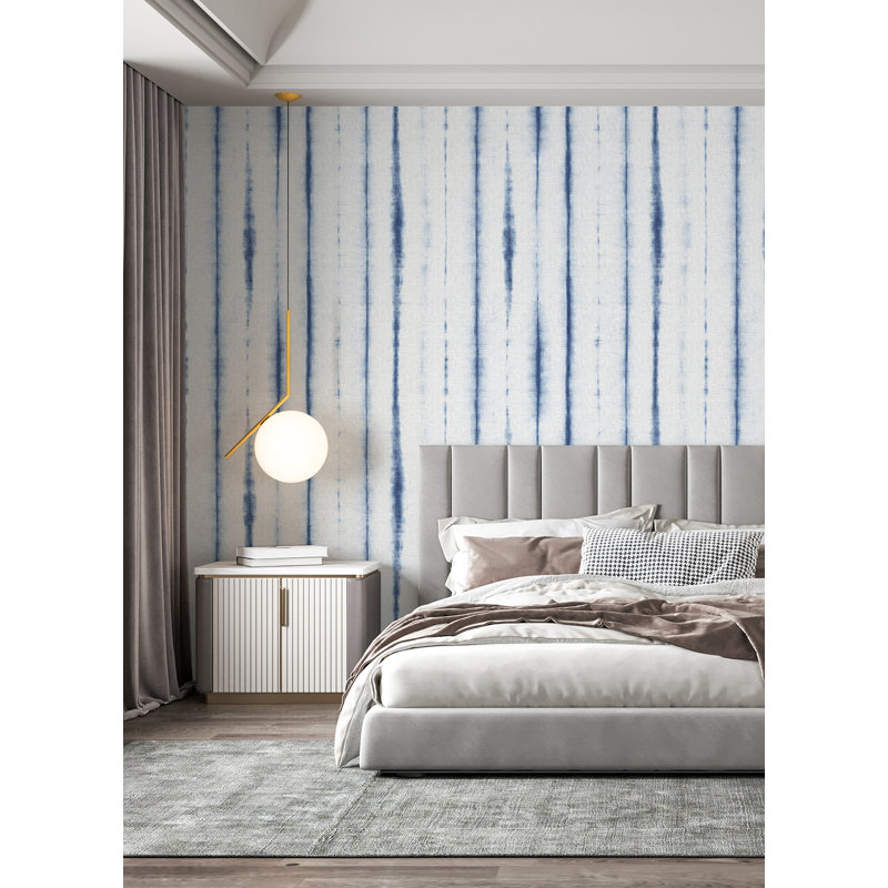 Panneau mural bleu Hello Shibori Denim