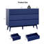 Wood 7-Drawer Dresser - Striped Surface & Pull-Free Drawers-2145081562