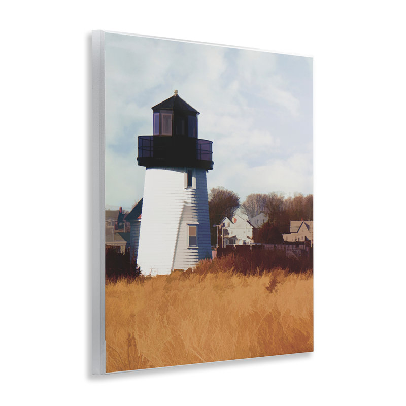  «Hyannis Lighthouse Landscape Wall Art» par Graffi *ee Studios
