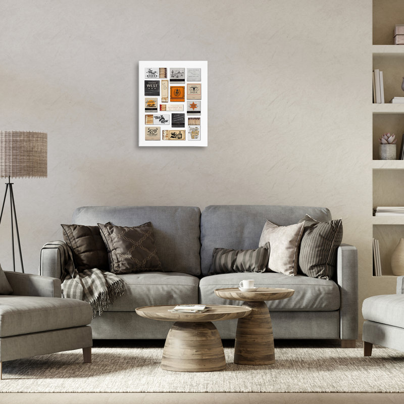 Art mural sur toile Wild West, H 20 po x l 16 po