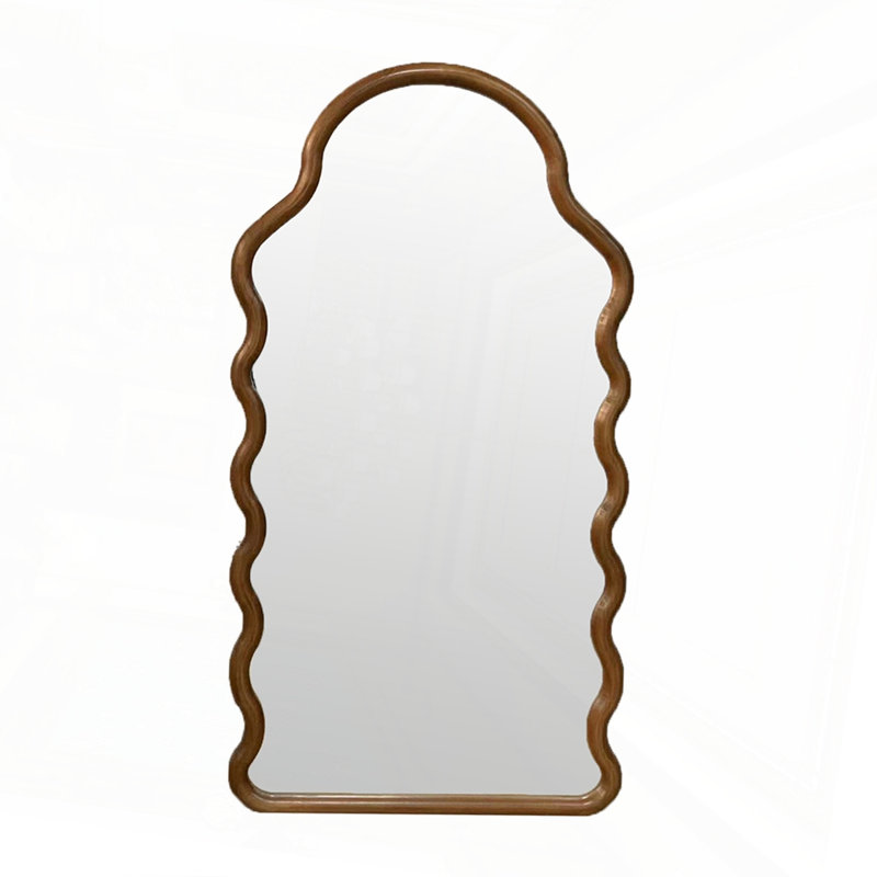 Arch Wood Mirror With Unique Frame
