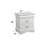 Louis Philippe White Finish Nightstand-1991488673