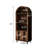 71" Tall Arched Display Bar Cabinet-1283989602