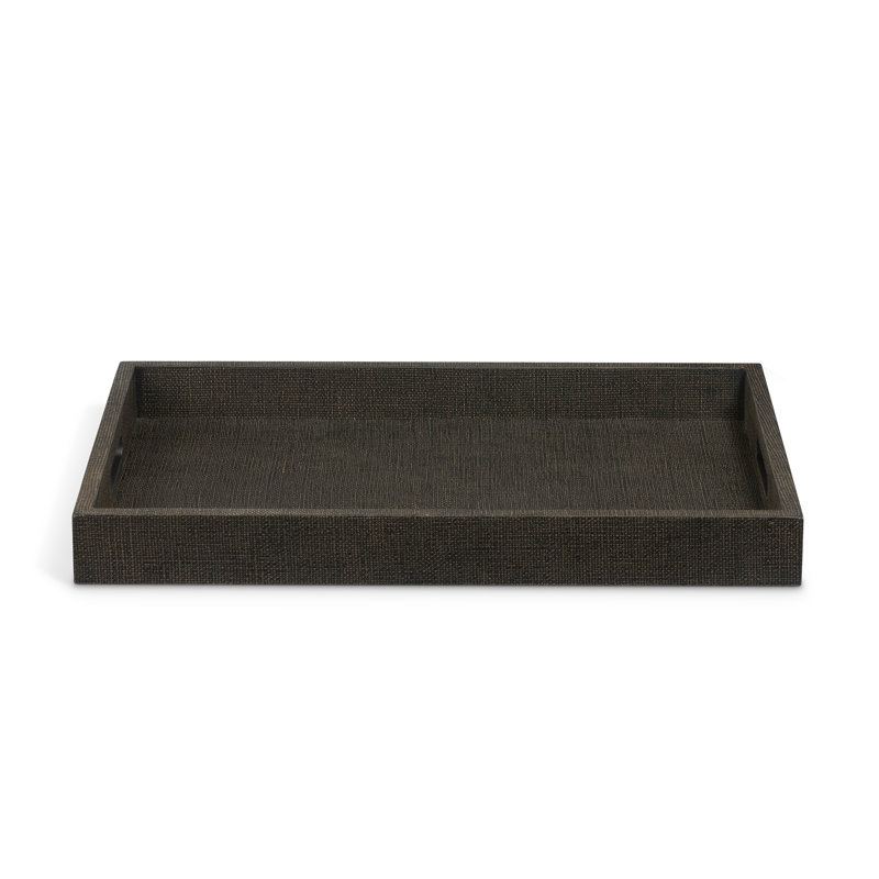 St. Tropez Decorative Tray, Seal Brown, Seal Brown