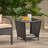 Patio Side Table Outdoor Round End Table