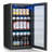 Wine and Beverage Cooler Combo 28 Bottle 105 Cans Freestanding Dual Zone Wine Beverage Fridge with Reversible Door 3-Color LED Light Adjust Shelves(2 units) 