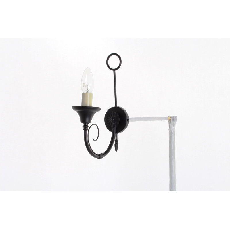 Kentfield Steel Candle Wall Light