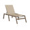 Chaise longue sans accoudoirs en argile en aluminium Berlin Gardens