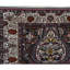 Wool Oriental Area Rug in Rosewood/Beige