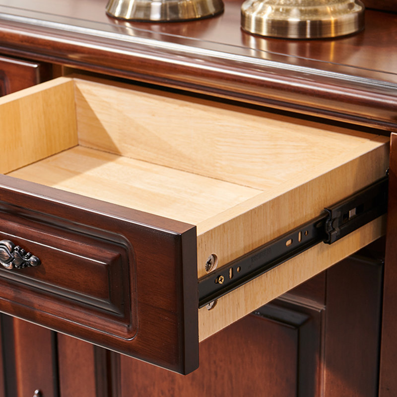 Red Brown Solid Wood Shoe Storage Bench