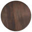 Table de bout ronde brune