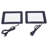 100W LED Outdoor Security Flood Light 2 Pcs