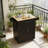 Rolling Kitchen Island Cart with Adjustable Shelves, Drawer, Doors, Towel Rack, and Seasoning Rack.-1234976793