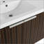 Armoire de salle de bain 36 po avec lavabo en résine, portes à fermeture douce, conception à fixation flottante