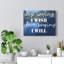 Stop Saying I Wish - Wrapped Canvas Print