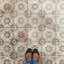 D'Anticatto Decor Florence 9" x 9" Porcelain Patterned Wall & Floor Tile