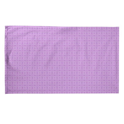Serviette de thé à motif napperon monochrome