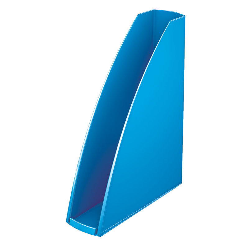 Free Standing Magazine Rack, Blue