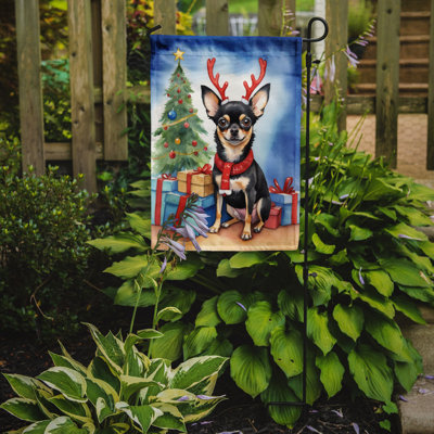Drapeau de Noël renne de jardin