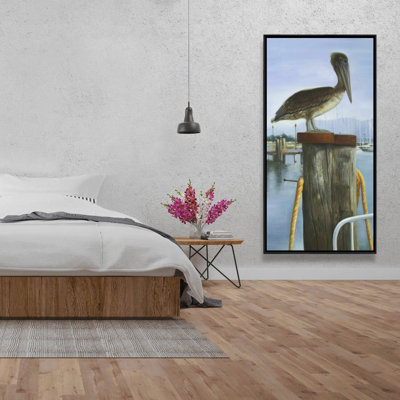 Pelican - 24"x48" Framed canvas