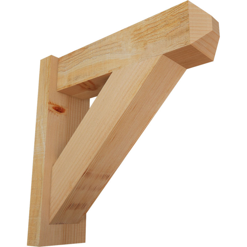 Artisan traditionnel en bois rustique, P 20 po x H 20 po, Sapin Douglas de 6 po (sciage brut)