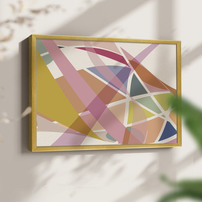 Pensées d'Herbin I - impression encadrée - réversible, Doré, H 16 po x l 20 po
