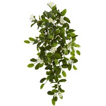 2pcs Artificial Hanging Plants Basket Pot 3ft Fake Vine Trailing Indoor  Home Ivy Plant (without basket)