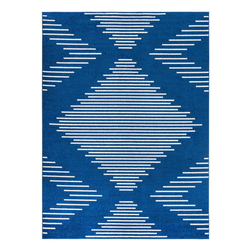 Geometric Indoor Rug, Rectangle 9' x 12'