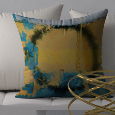 Housse de coussin décorative carrée et insert