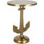 Table d'appoint en fonte avec ancre nautique