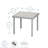 Sussex Sun Loungers and Table Set - 2 Garden Adjustable Loungers with 1 Side Table - Modern Design-253672904