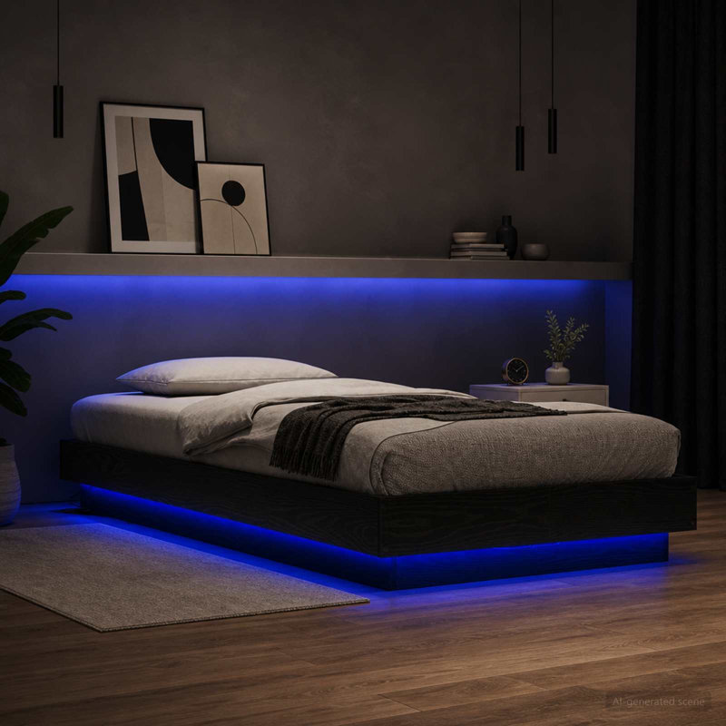 Bed, Black Oak